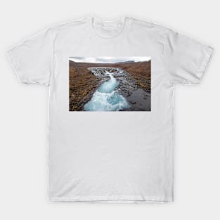 Bruarfoss waterfall, Iceland T-Shirt